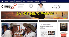 Desktop Screenshot of lavozdelcinaruco.com